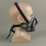 Batman Bane Cosplay Half Face Latex Helmet Halloween Prop