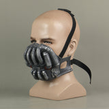 Batman Bane Cosplay Half Face Latex Helmet Halloween Prop
