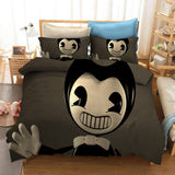 Game Bendy And The Ink Machine Cosplay Bedding Set Duvet Cover Halloween Bed Sheets