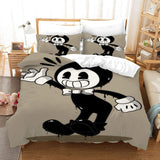 Game Bendy And The Ink Machine Cosplay Bedding Set Duvet Cover Halloween Bed Sheets