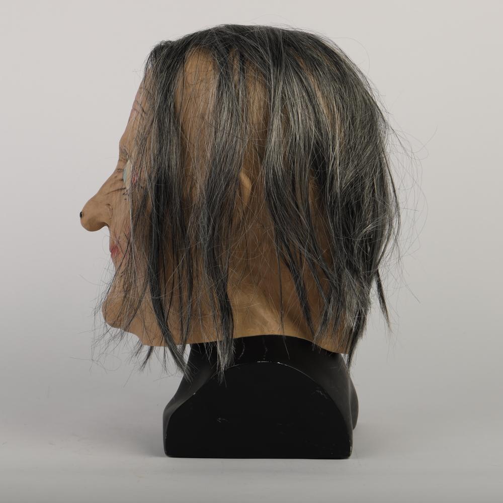 Cosermart Latex Mask Scary Horror Adult Masks Dressed Zombie Devil Halloween Party Prop Masquerade Cosplay Old Woman - bfjcosplayer