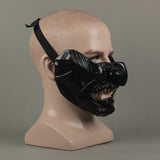 Cosplay Ghost of Tsushima Sakai Half Face Samurai helmet Halloween Party Prop