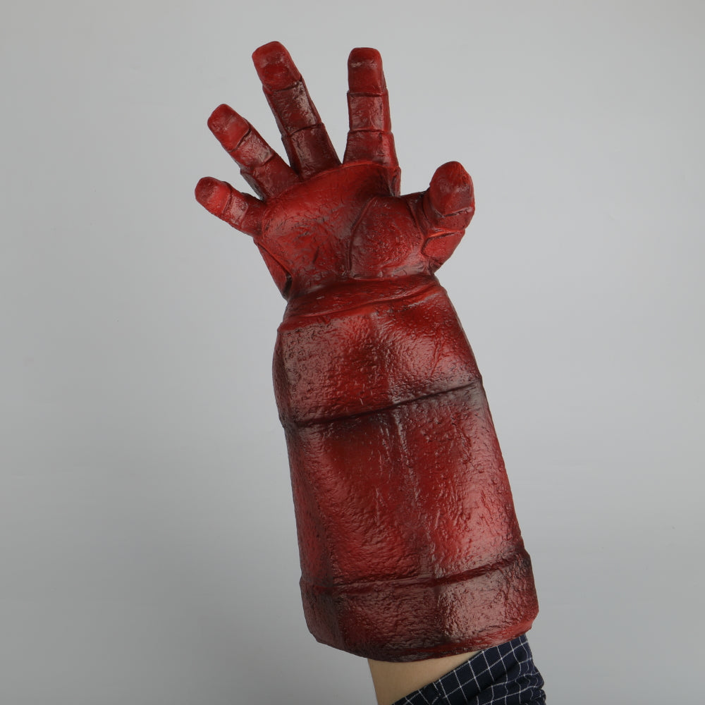 Hellboy: Rise of the Blood Queen Glove Right Hand Cosplay Gloves Accessories Armor Latex Hand Gauntlet Party Halloween