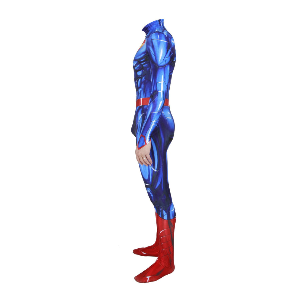 Adult/Kids DC Movie Superman Hero Tights Cosplay Halloween Cosplay Costume Jumpsuits - bfjcosplayer