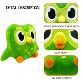 Duo Plushie Green Owl Plush Toy Stuffed Doll Birthday Holiday Gifts for Kids
