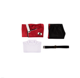 Star Trek Spock Uniform Set Long Sleeve Top Starfleet Cosplay Costumes for Men