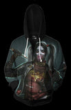 BFJmz Batman Suicide Squad Harley Quinn 3D Printing Coat Zipper Coat Leisure Sports Sweater  Autumn And Winter - bfjcosplayer