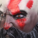 Fanrek God of War Kratos Cosplay Latex Helmet