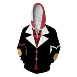 Fanrek Hazbin Hotel Cosplay Hoodie Halloween Costume