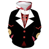 Fanrek Hazbin Hotel Cosplay Hoodie Halloween Costume