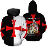 Fanrek Middle Ages Templar Order Cosplay Hoodie Halloween Costume