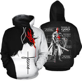 Fanrek Middle Ages Templar Order Cosplay Hoodie Halloween Costume