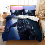 Film Black Panther Cosplay Bedding Set Duvet Cover Halloween Bed Sheets