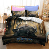 Film Black Panther Cosplay Bedding Set Duvet Cover Halloween Bed Sheets