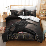 Film Black Panther Cosplay Bedding Set Duvet Cover Halloween Bed Sheets
