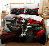 Film Venom Cosplay Bedding Set Duvet Cover Halloween Bed Sheets