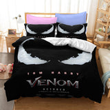 Film Venom Cosplay Bedding Set Duvet Cover Halloween Bed Sheets