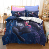 Film Venom Cosplay Bedding Set Duvet Cover Halloween Bed Sheets