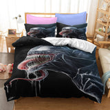Film Venom Cosplay Bedding Set Duvet Cover Halloween Bed Sheets