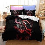 Film Venom Cosplay Bedding Set Duvet Cover Halloween Bed Sheets