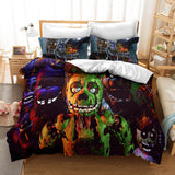 Five Nights at Freddy's Cosplay Bedding Duvet Cover Halloween Sheets Bed Set