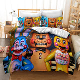 Five Nights at Freddy's Cosplay Bedding Duvet Cover Halloween Sheets Bed Set