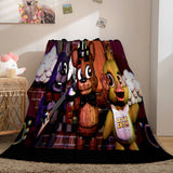 Five Nights at Freddy's Cosplay Flannel Blanket Room Decoration Throw