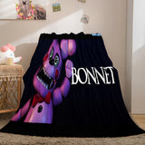 Five Nights at Freddy's Cosplay Flannel Blanket Room Decoration Throw
