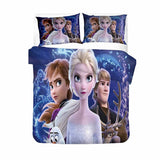 Frozen Cosplay Bedding Set Duvet Cover Halloween Sheets