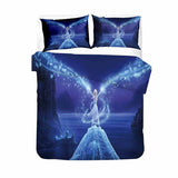 Frozen Cosplay Bedding Set Duvet Cover Halloween Sheets