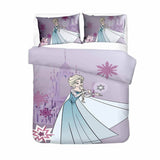 Frozen Cosplay Bedding Set Duvet Cover Halloween Sheets