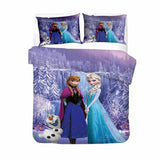 Frozen Cosplay Bedding Set Duvet Cover Halloween Sheets