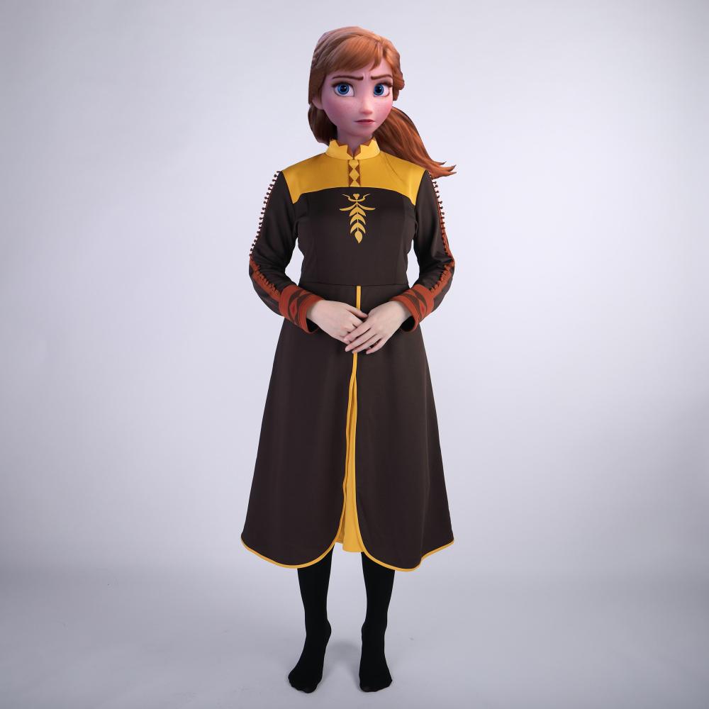 2019 Movie Frozen 2 Anna Elsa Princess Cosplay Costume Fancy Dress Customize Halloween Suit - bfjcosplayer
