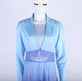 New Frozen 2 Cosplay Snow Adult Elsa Dress Costume Halloween Cosplay Elsa Anna Costume Princess Ice Queen Elsa Outfit Full Set - bfjcosplayer