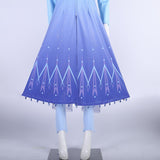 New Frozen 2 Cosplay Snow Adult Elsa Dress Costume Halloween Cosplay Elsa Anna Costume Princess Ice Queen Elsa Outfit Full Set - bfjcosplayer