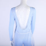 New Frozen 2 Cosplay Snow Adult Elsa Dress Costume Halloween Cosplay Elsa Anna Costume Princess Ice Queen Elsa Outfit Full Set - bfjcosplayer
