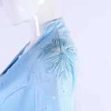New Frozen 2 Cosplay Snow Adult Elsa Dress Costume Halloween Cosplay Elsa Anna Costume Princess Ice Queen Elsa Outfit Full Set - bfjcosplayer