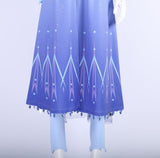 New Frozen 2 Cosplay Snow Adult Elsa Dress Costume Halloween Cosplay Elsa Anna Costume Princess Ice Queen Elsa Outfit Full Set - bfjcosplayer