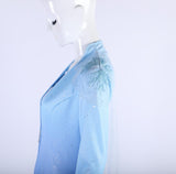 New Frozen 2 Cosplay Snow Adult Elsa Dress Costume Halloween Cosplay Elsa Anna Costume Princess Ice Queen Elsa Outfit Full Set - bfjcosplayer