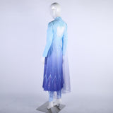 New Frozen 2 Cosplay Snow Adult Elsa Dress Costume Halloween Cosplay Elsa Anna Costume Princess Ice Queen Elsa Outfit Full Set - bfjcosplayer