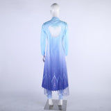 New Frozen 2 Cosplay Snow Adult Elsa Dress Costume Halloween Cosplay Elsa Anna Costume Princess Ice Queen Elsa Outfit Full Set - bfjcosplayer