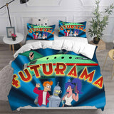 Futurama Season 1 Cosplay Bedding Sets Duvet Cover Halloween Comforter Sets