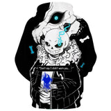 Game Undertale Sans Cosplay Hoodie Sweater Halloween Costume