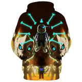 Game Undertale Sans Cosplay Hoodie Sweater Halloween Costume