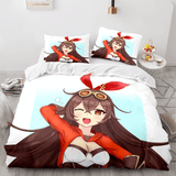 Genshin Impact Cosplay Bedding Sets Duvet Cover Halloween Comforter Sets