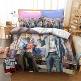 Grand Theft Auto Cosplay Bedding Duvet Cover Halloween Sheets Bed Set