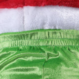 Christmas Adult Grinch Luxury Santa Costume with Mask cosplay suit - bfjcosplayer