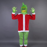 Christmas Adult Grinch Luxury Santa Costume with Mask cosplay suit - bfjcosplayer