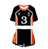 Haikyuu Cosplay Costume Hinata Shoyo Shirt Shorts Nishinoya Yuu Halloween Party Uniform