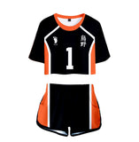 Haikyuu Cosplay Costume Hinata Shoyo Shirt Shorts Nishinoya Yuu Halloween Party Uniform